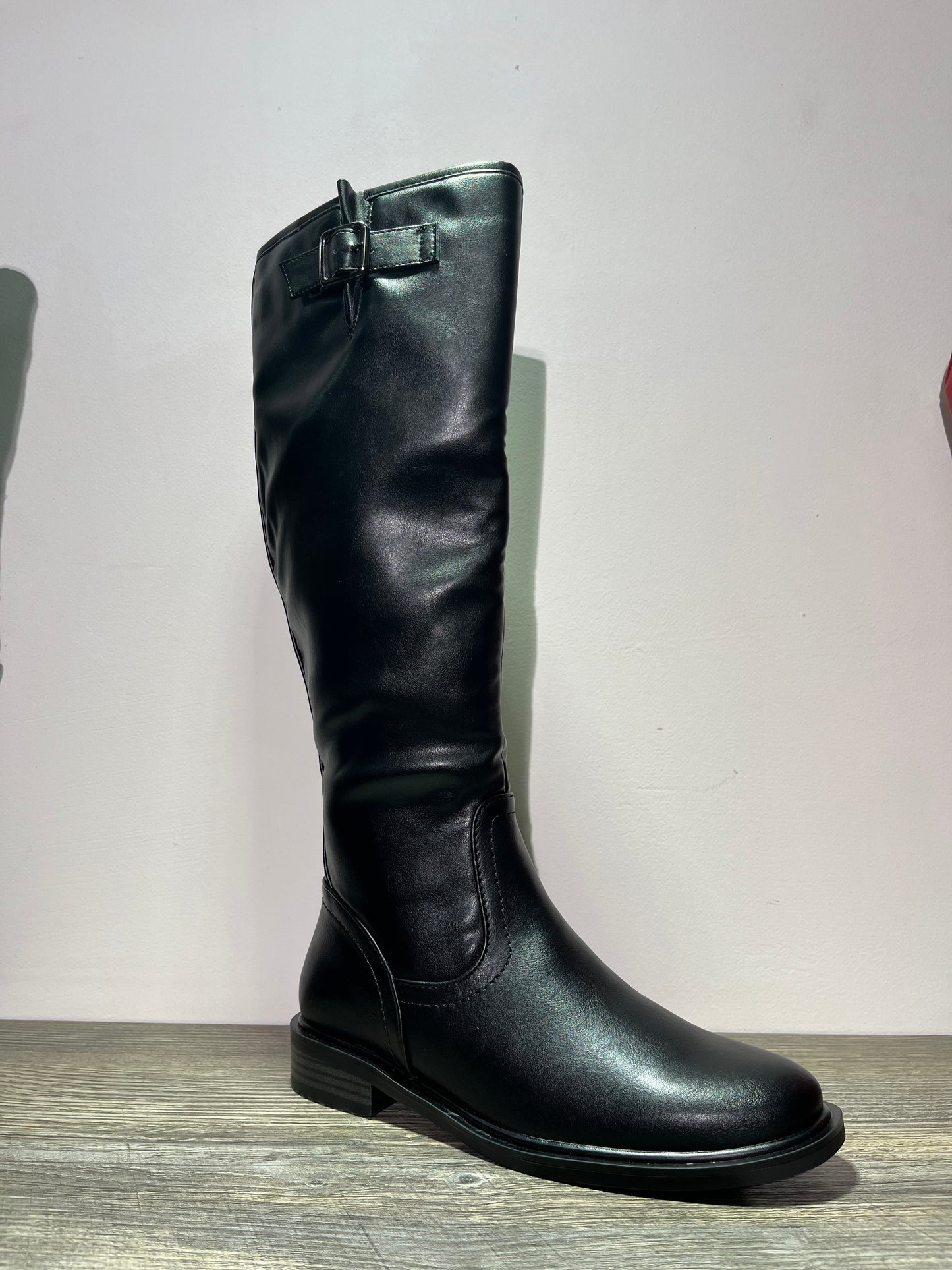 Botas negro con hebilla – Alma Shoes