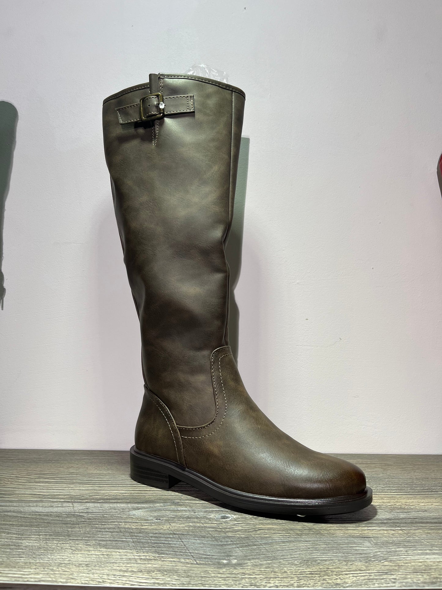 Botas marrón con hebilla – Alma Shoes