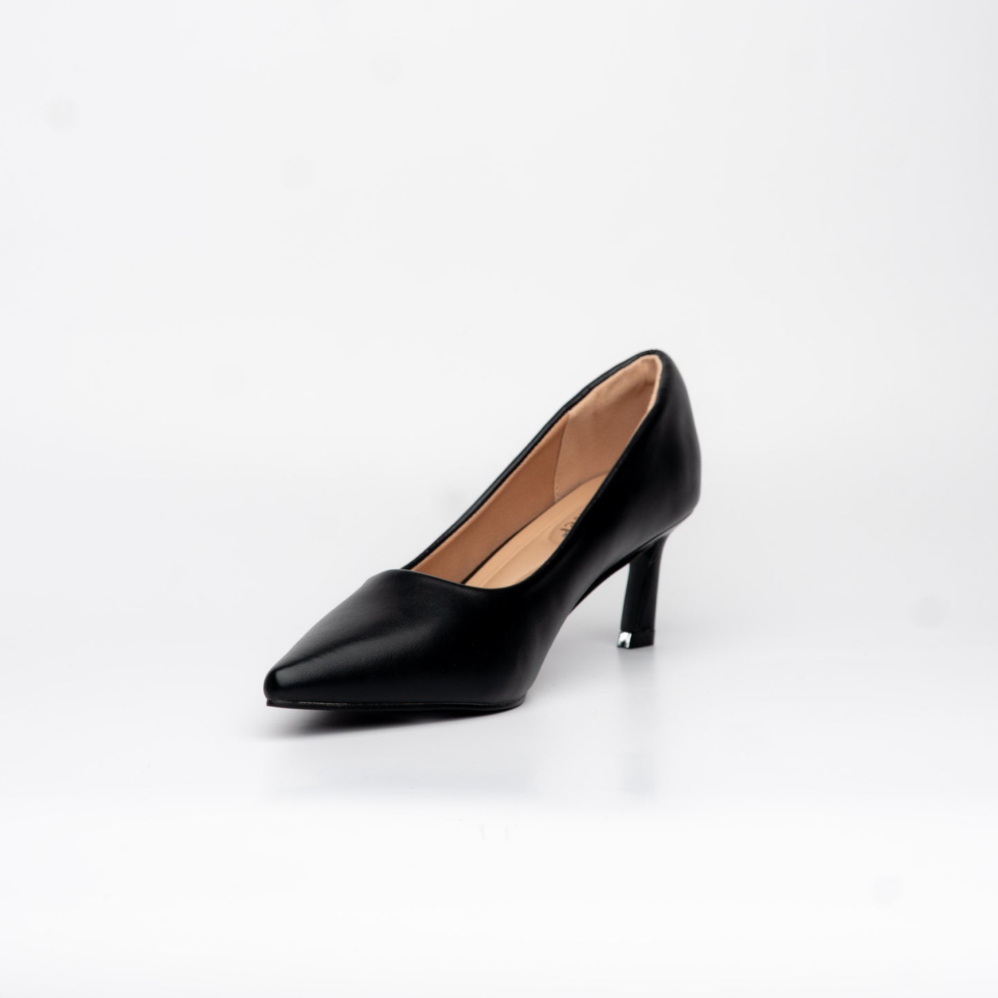 Stilettos negro de tacón medio – Alma Shoes
