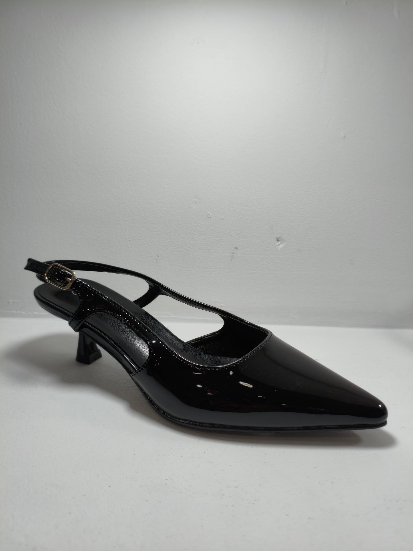 kitten heels negro – Alma Shoes