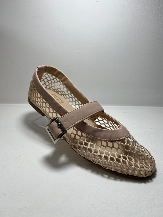Balerinas beige con hebilla – Alma Shoes