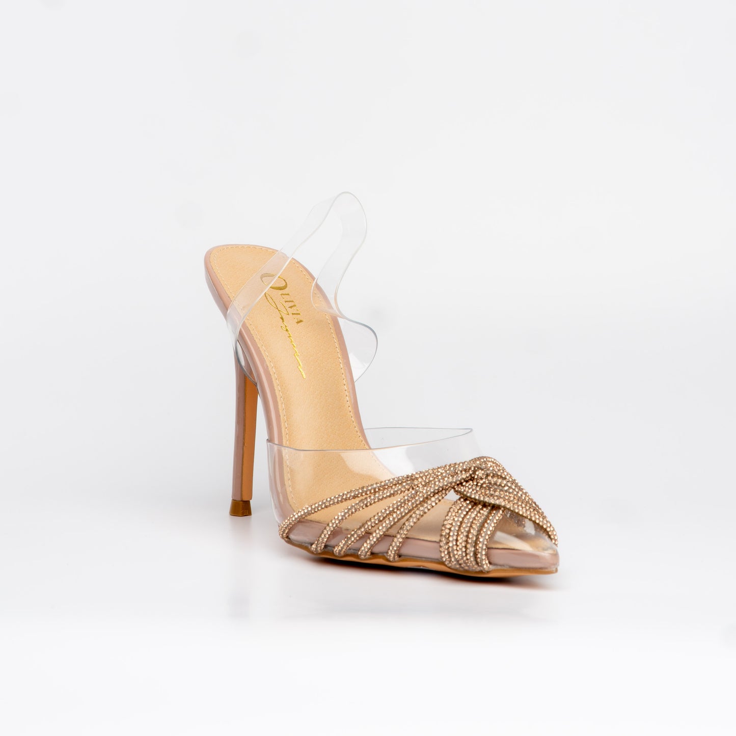 Zapatillas doradas con destellos - Alma Shoes