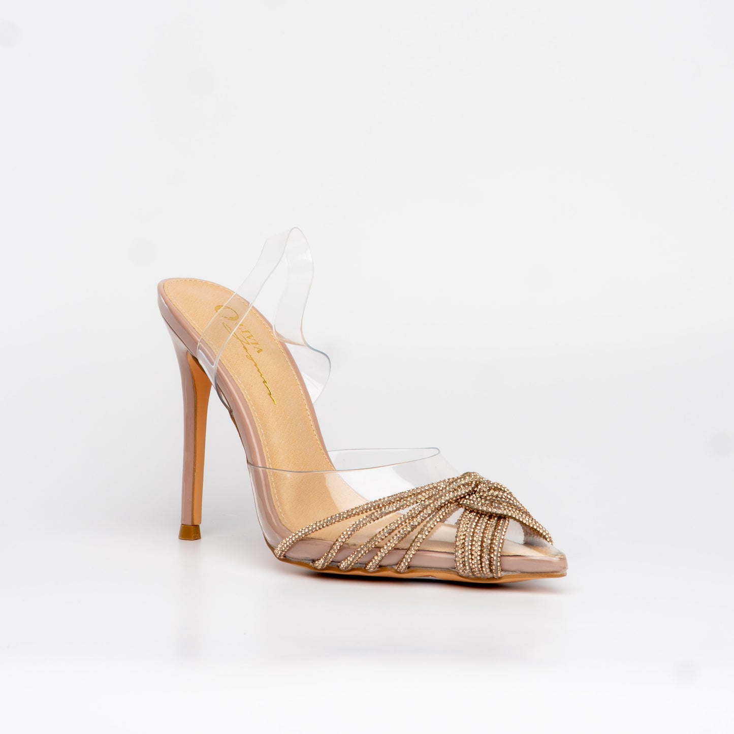 Zapatillas doradas con destellos - Alma Shoes