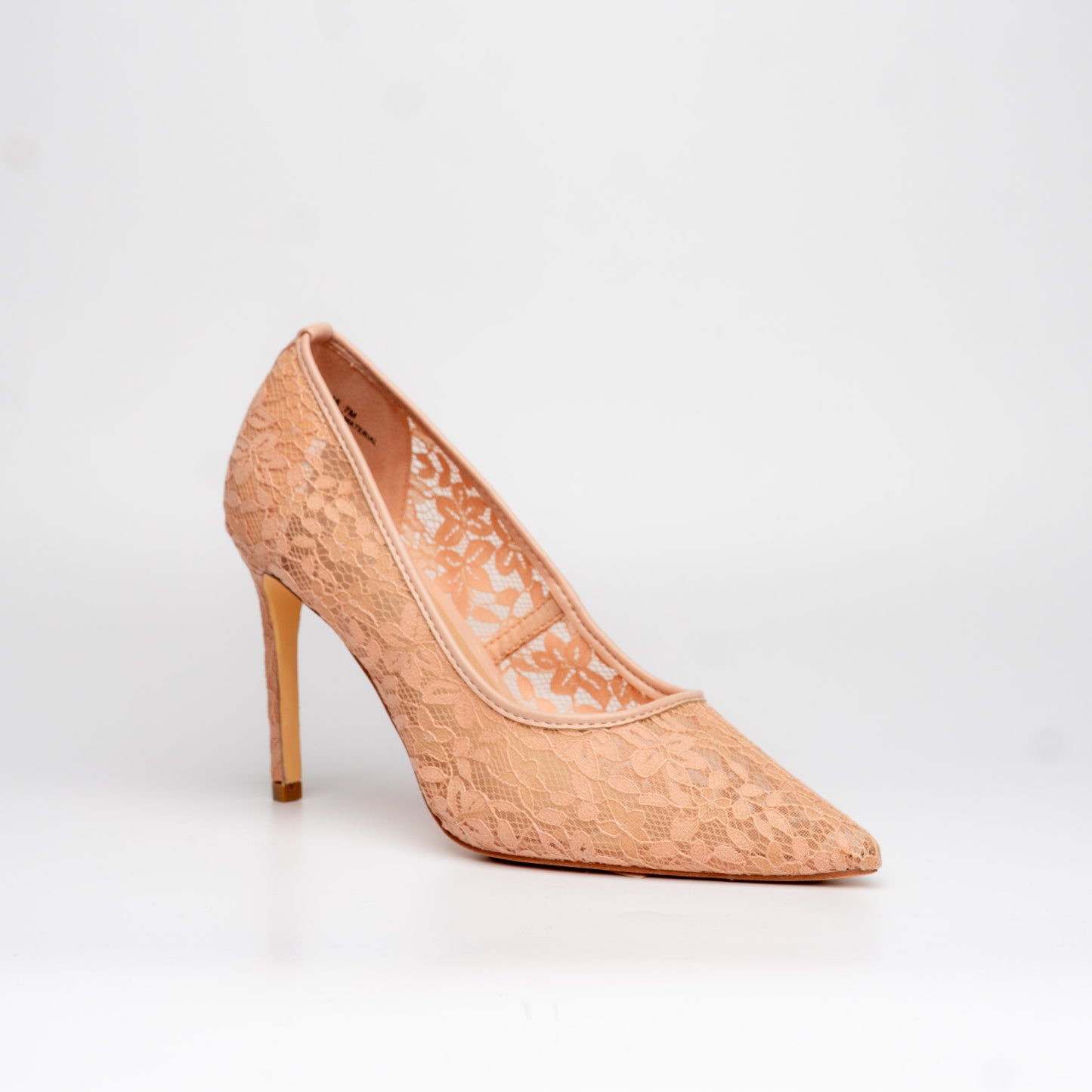 Stilettos nude con encaje – Alma Shoes