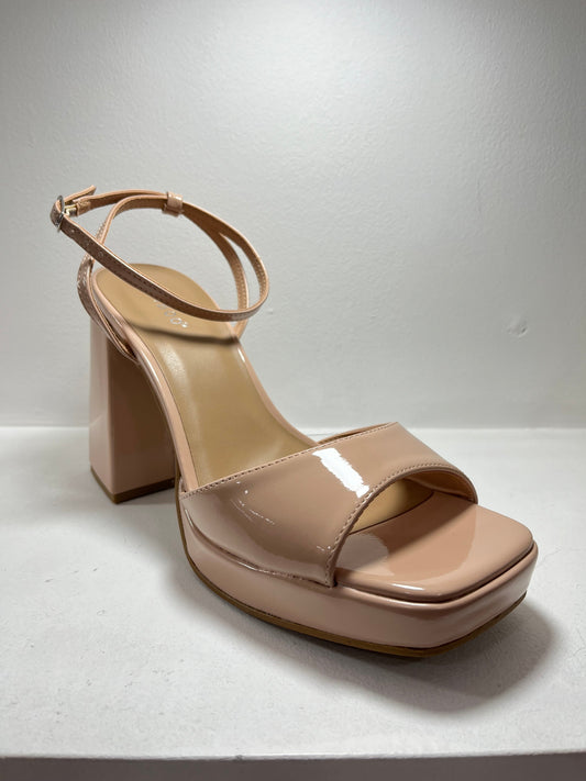 Sandalias plataforma baja rosa claro – Alma Shoes